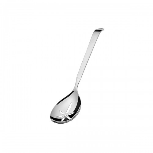 SLOTTED SERVING SPOON - Satin Finish Handle