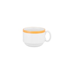 STACKABLE TEACUP WITH OPEN HANDLE