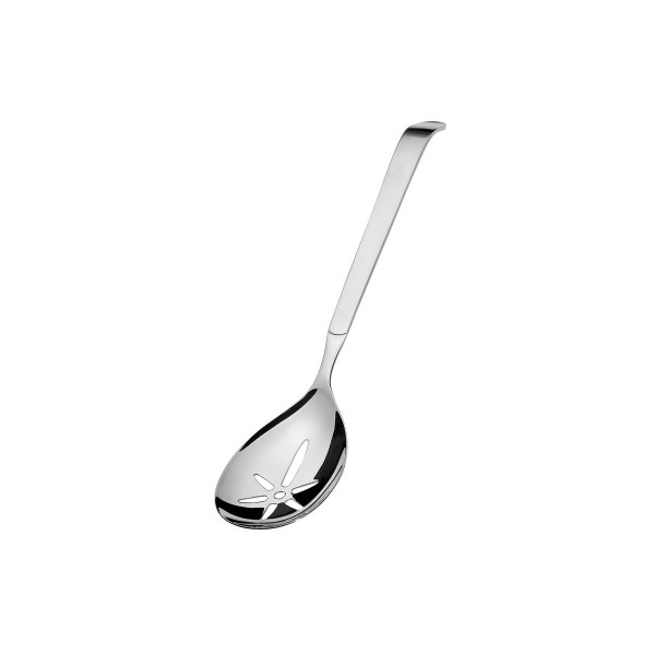 SLOTTED SERVING SPOON - Satin Finish Handle